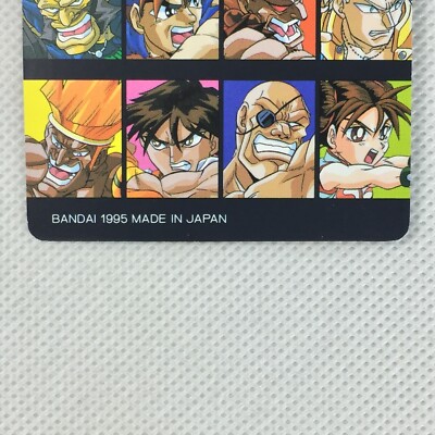 Mint Street Fighter Zero Carddass Part2 074 Ryu vs Dan Bandai 1995