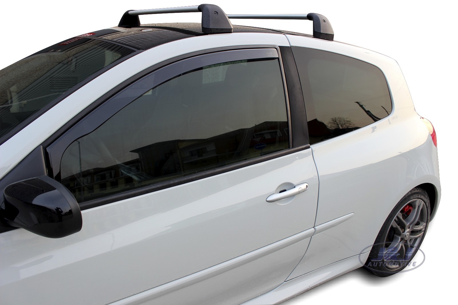 Déflecteurs d'air HEKO pour Clio 3 3-portes, kit de 2 pièces teintées de 2005 à 2012