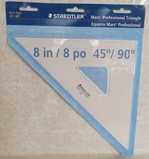 STAEDTLER Mars 964 Professional 8” Triangle 45 / 60 Drafting Tool