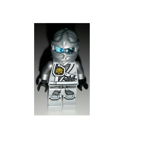 NEW LEGO Zane Titanium Ninja Light Bluish Gray FROM SET 891617 NINJAGO njo251