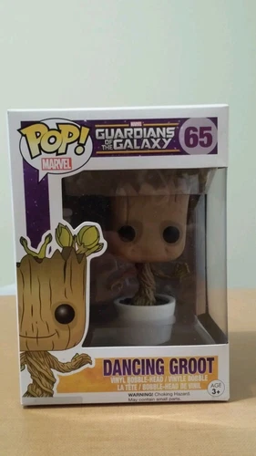 NEW IN BOX Funko Pop Vinyl Marvel Guardians of the Galaxy Dancing Baby Groot 65