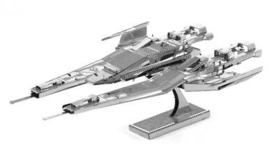 MASS EFFECT SX3 ALLIANCE FIGHTER ASSEMBLED:Metal Earth Fascinations 3D Modell