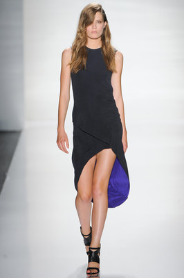 j mendel silk crew neck dress Vintage J Mendel Paris Silk Faille Dress Purple Black Designer Evening  Cocktail