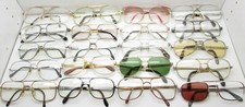 SET of 20 VINTAGE AVIATOR EYEGLASSES FRAMES pilot eyewear bulk lot sport S400