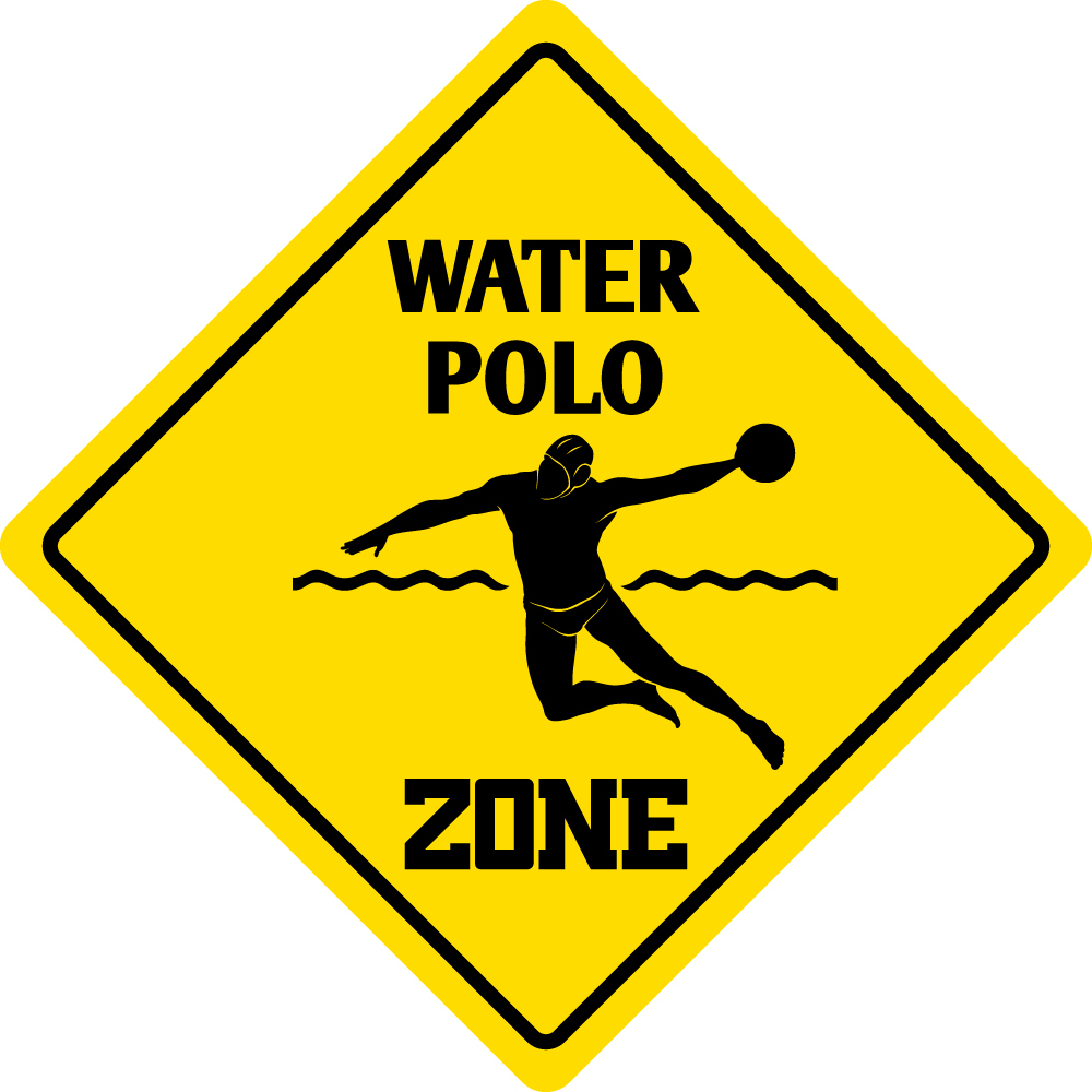 *Aluminum* Water Polo Zone Funny Metal Novelty Sign 12"x12" eBay