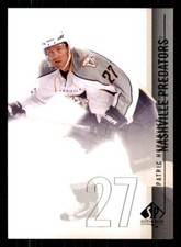 2010-11 SP Authentic #67 Patric Hornqvist Nashville Predators