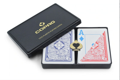 COPAG Plastic Playing Cards Poker Size Jumbo Index 4 Colors 