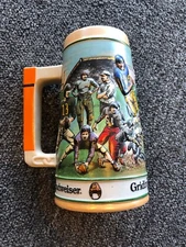Anheuser Busch Stein 70001 Made In Brazil Handcrafted 1990
