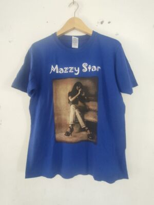 Mazzy Star Fade Into You Rare BAND T-SHIRT, remake royal blue color tee QT855