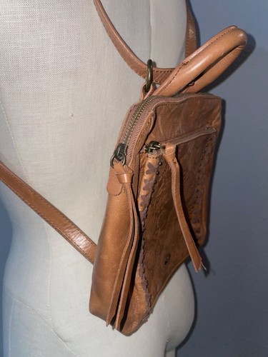 The Sak Loyola Genuine Leather Embossed Small Backpack - Picture 8 of 16