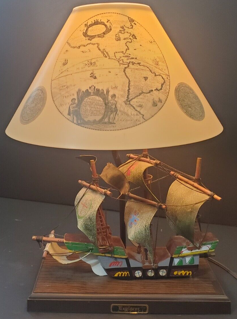 MCM Vintage Gilbert Nautical Pirate Ship 