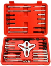 46Pcs Harmonic Balancer Puller Set Steering Wheel Gear Puller Crank Shaft Pulley