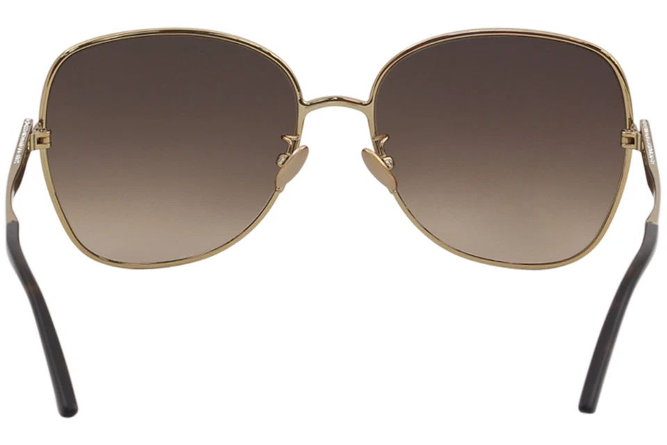 Gafas de sol cuadradas doradas rosa 59 mm Nina Ricci para mujer SNR109S SNR/109/S 08FC Foto 4 de 4