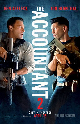 The Accountant 2   11'' x 17'' Movie Poster ( T3 ) Ben Affleck Jon Bernthal 