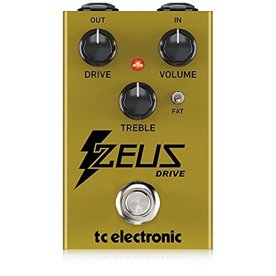 TC Electronic ZEUS DRIVE OVERDRIVE Legendäres Dynamic Overdrive Boost Pedal mit