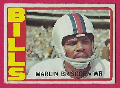 1972 Topps - Marlin Briscoe #30 (RC) - Buffalo Bills - VG