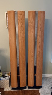 CARVER AI III ribbon & wood panel floor speakers built in woofer