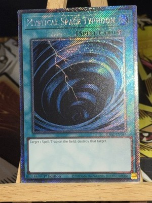 Mystical Space Typhoon (V.4 - Platinum Secret Rare) YUGIOH RA02 ENGLISH NM