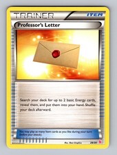 Professor's Letter (Sylveon) 28/30 XY Trainer Kit: Sylveon & Noivern Pokemon LP