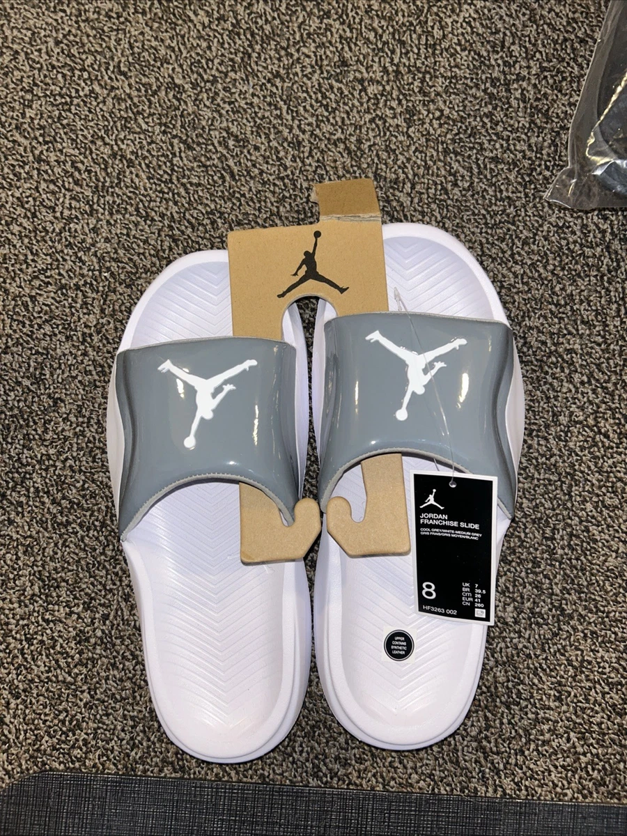 NIKE  JORDAN  SLIDE WINTER GRAY CASUAL SANDALS SIZE 11 Jordan Gray Slide Sandals for Men for sale | eBay main image 4