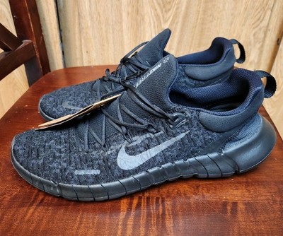 Nike Free RN 5.0 Next Nature Triple Black Running Shoes CZ1884-004 Mens Sz 11