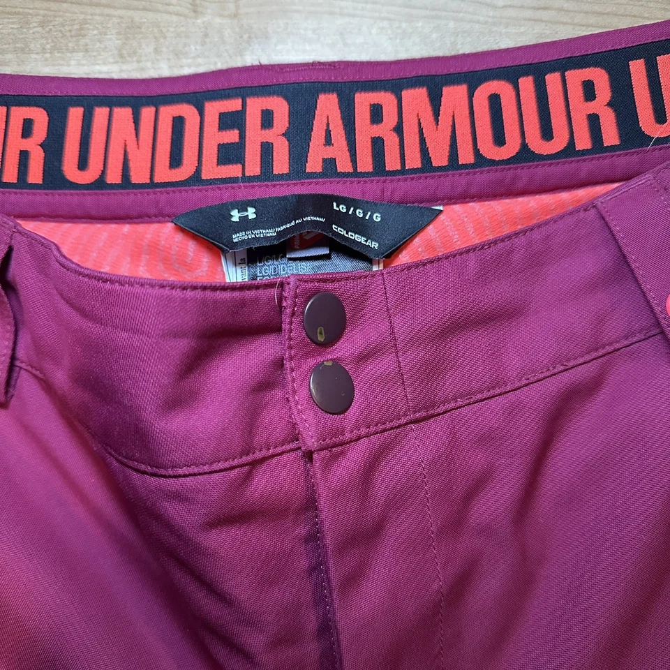 Pantalones Under Armour para mujer L ColdGear snowboard esquí nieve ALTERADOS/MANCHADOS COMO ESTÁN Foto 3 de 4