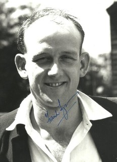 Frank Tyson NORTHAMPTONSHIRE & ENGLAND Signed 10 x 7 Press Photograph