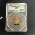 1909 INDIAN HEAD CENT CAC UNC DETAILS cleaned Ready to ship
