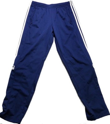 Adidas Adibreak Track Pants Men L Night Indigo Blue Breakaway Snap Button Tricot