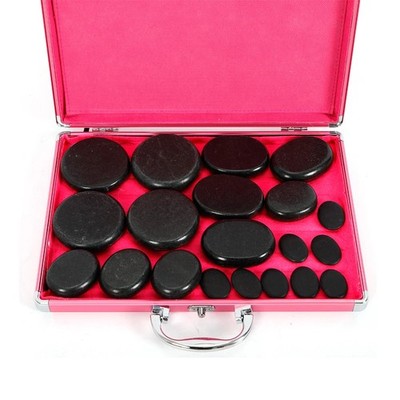 20tlg Spa Hot Stone Massage Set Basalt Massagesteine Massage Basaltsteine