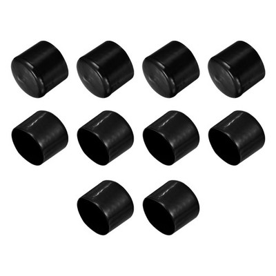 Screw Thread Protectors, 2 1/8''(54 mm) ID End Cap Cover Black 10pcs