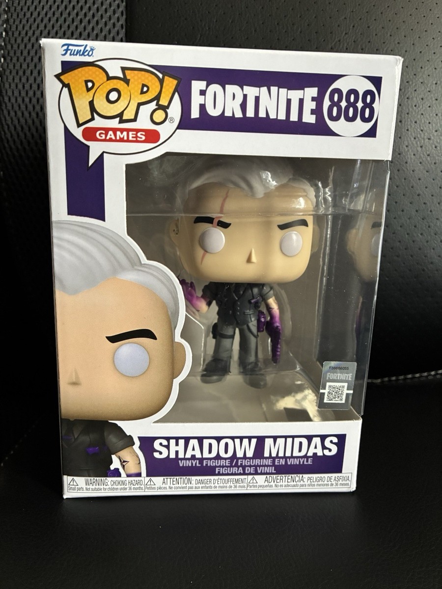 Funko Pop Fortnite - Shadow Midas #888 RARE with protector