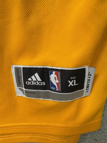Adidas Yellow lakers Jersey Vest #34 Men's Size XL POE - Picture 4 of 6