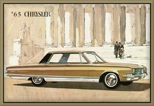 1965 Chrysler New Yorker 4 Door Toolbox - Refrigerator Magnet 42 Mil