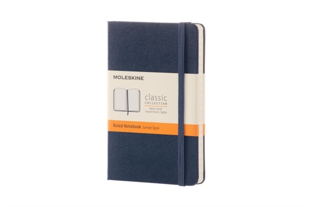 Moleskine Sapphire Blue Pocket Ruled Notebook Hard - Image 5