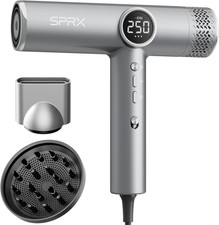 High-Speed Ionic Hair Dryer with Diffuser,160,000 RPM Professional Brushless Mot