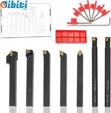 21 Pezzi Tornio Carburo Utensile per Tornitura Utensili 10Mm Tornio CNC Set CNC 