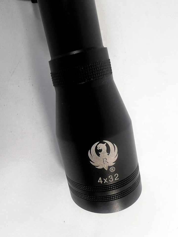 Прицел винтовочный фиксированный Ruger 4x32 с матовыми черными кольцами заполненный азотом газом Umarex - Изображение 2 из 4