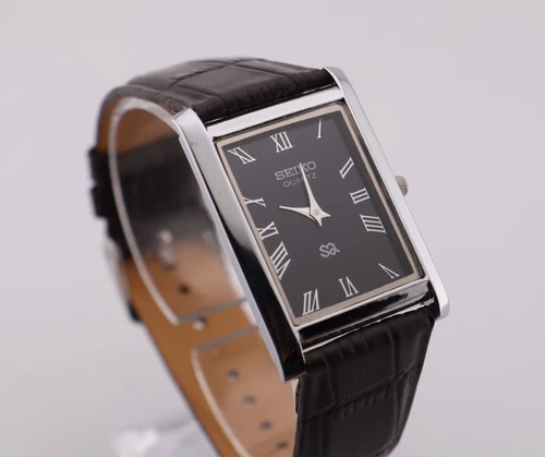 Vintage Seiko Slim Quartz  Men's Wrist Watch - Comes With New Battery, New Strap