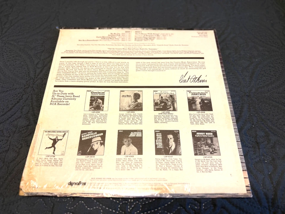 JERRY REED KO-KO JOE ORIGINAL  SEALED "NEVER PLAYED"  VINTAGE VINYL RECORD ALBUM - Image 2 of 4