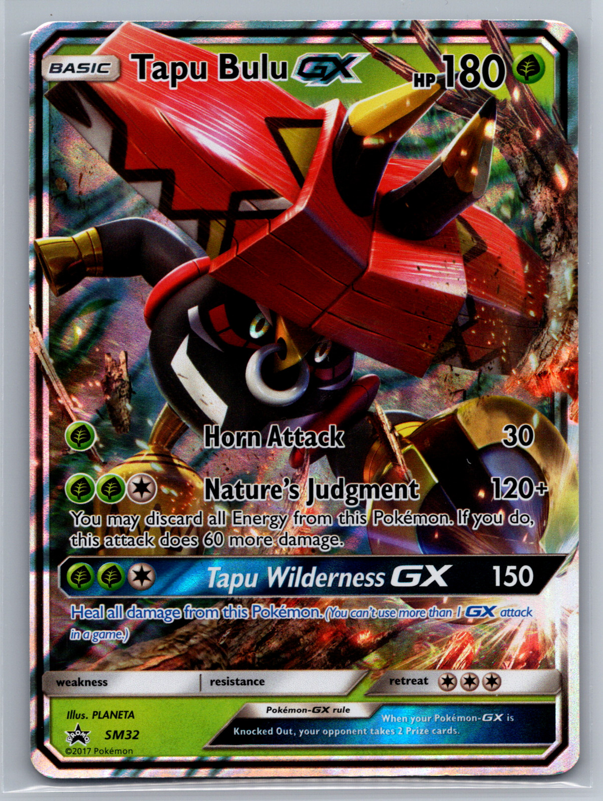 Tapu Bulu GX - SM32 SM32 Promo SM Promos Pokemon Card NM