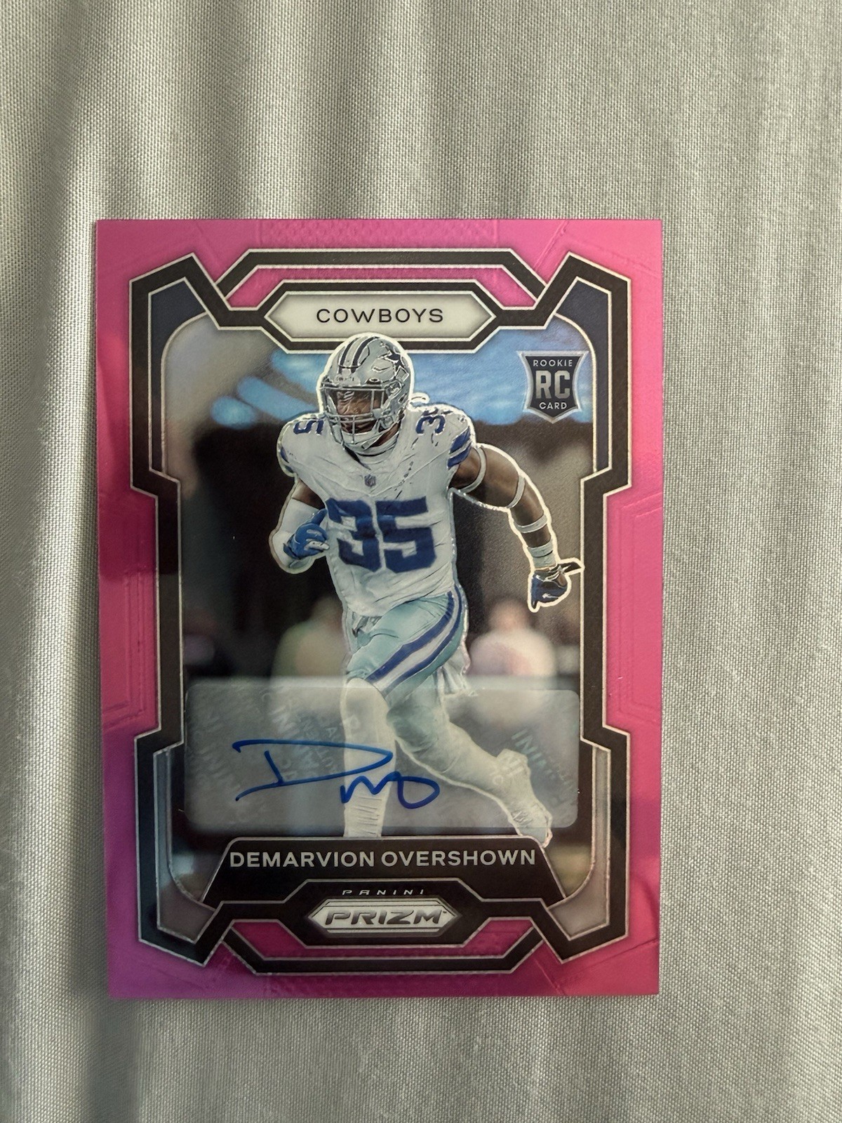 DeMarvion Overshown Panini Prizm #323 Autograph-Pink