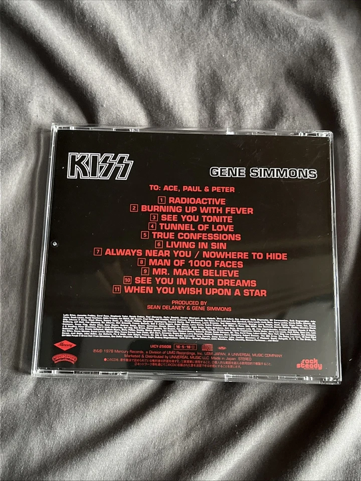 Gene Simmons by Gene Simmons (CD, 1990) Foto 2 de 4