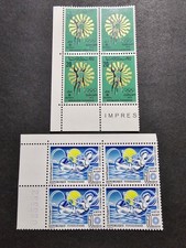 TIMBRE TUNISIE JEUX OLYMPIQUES BLOC DE 4 N°724/726 NEUF ** LUXE MNH 1972