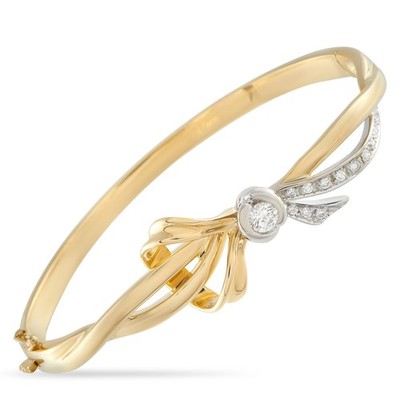 Damiani 18K Yellow Gold 0.65ct Diamond Bracelet DA27-031326
