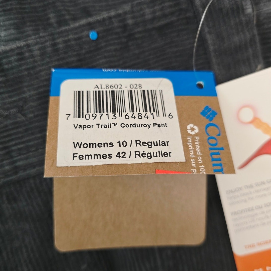 Columbia Omni Shade UPF 25+ Vapor Trail Cordouroy  Athletic Women's Pants 10 NWT thumbnail 5