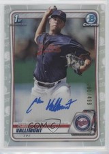 2020 Bowman Chrome Prospects Refractor 181/499 Chris Vallimont #CPA-CV Auto 2a9