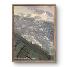 BLESSED#980 12x9 Original Trio Canoe Canvas Neo Abstract Expressionism Impasto