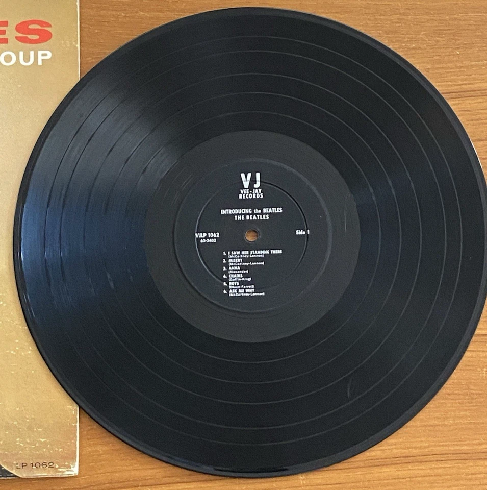 Introducing The Beatles: 1964 Silver VeeJay VJLP 1062 Orig Mono *Ships Free - Image 3 of 4