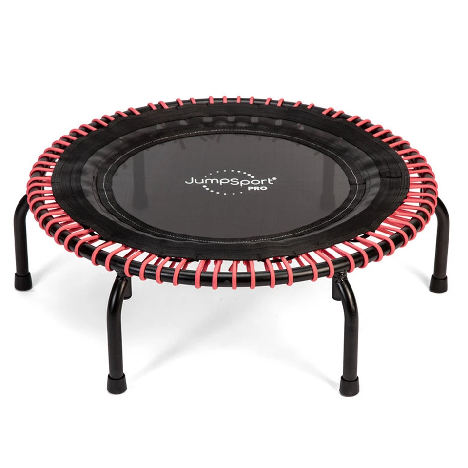 JumpSport 350 PRO 39 Inch Fitness Trampoline with Pink EnduroLast Elastic Cords - Image 2 of 4